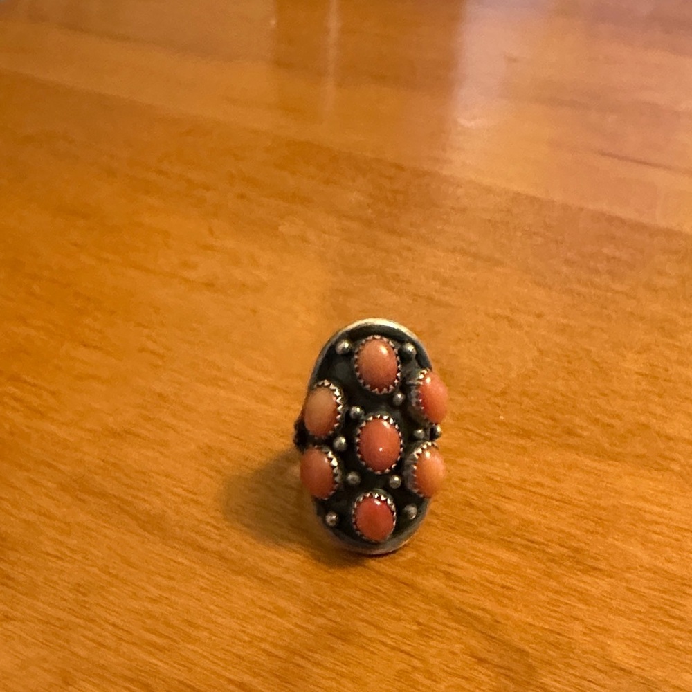 Elegant Pink and Silver Women's Ring
